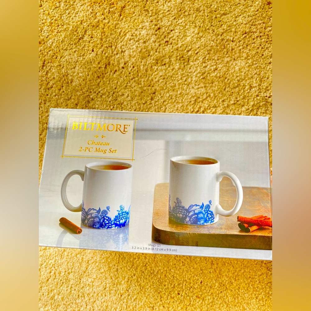 NWT Biltmore coffee mugs